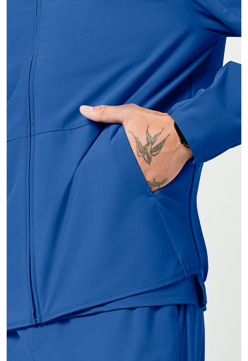 Royal - Men's 3-Pocket Warm-up Jacket (View 4)