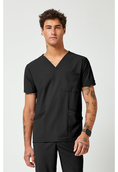 Men's 3 Pocket V-Neck Scrub Top