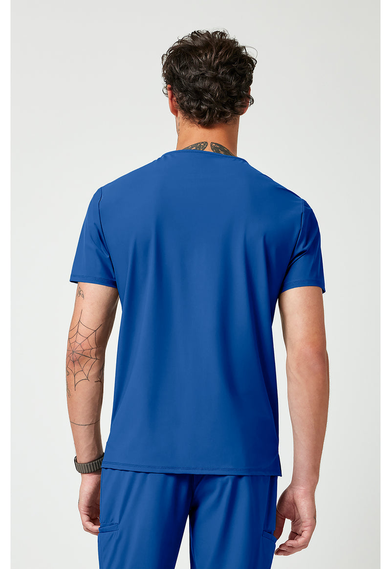 Royal - Cherokee IN Pursuit Men Scrub Top - Back View