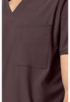 Walnut Roast - Men's 3 Pocket V-Neck Scrub Top (View 3)