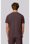 Walnut Roast - Cherokee IN Pursuit Men Scrub Top - Back View