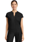 Black - Dolman V-Neck Top