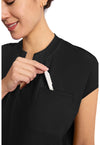 Black - Dolman V-Neck Top (View 2)