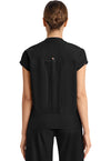 Black - Dolman V-Neck Top (Back)