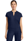 Navy - Dolman V-Neck Top