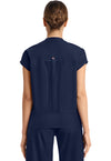 Navy - Dolman V-Neck Top (Back)