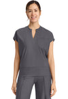 Pewter - Dolman V-Neck Top