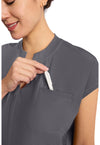 Pewter - Dolman V-Neck Top (View 2)