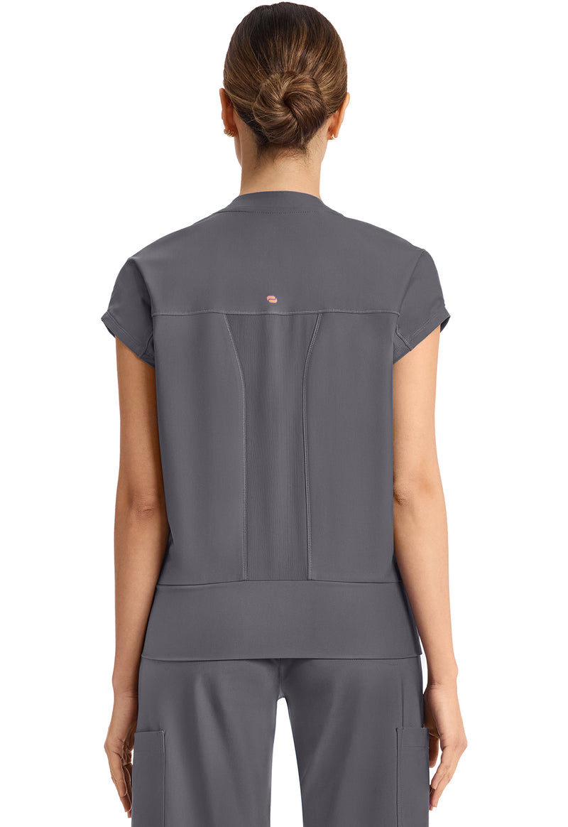 Pewter - Dolman V-Neck Top (Back)