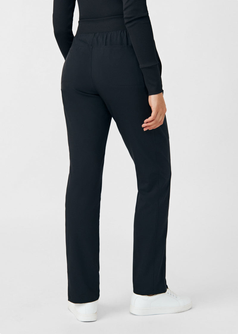 Black - Landau Forward Women's 7 Pocket Cargo Scrub Pant for Nursing
