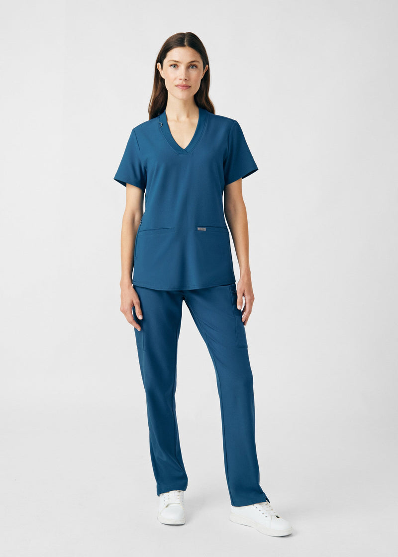 Caribbean - Landau Forward Women's 7 Pocket Cargo Scrub Pant for Nursing