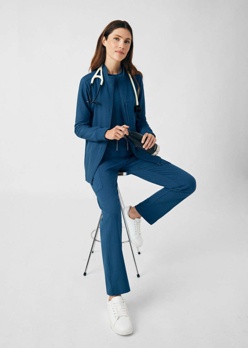 Caribbean - Landau Forward Women's 7 Pocket Cargo Scrub Pant for Nursing