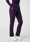 Eggplant - Landau Forward Women's 7 Pocket Cargo Scrub Pant for Nursing