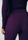 Eggplant - Landau Forward Women's 7 Pocket Cargo Scrub Pant for Nursing