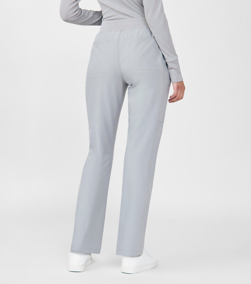 Gray - Landau Forward Women's 7 Pocket Cargo Scrub Pant for Nursing