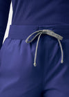 Navy - Landau Forward Women's 7 Pocket Cargo Scrub Pant for Nursing