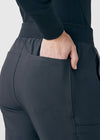 Pewter - Landau Forward Women's 7 Pocket Cargo Scrub Pant for Nursing