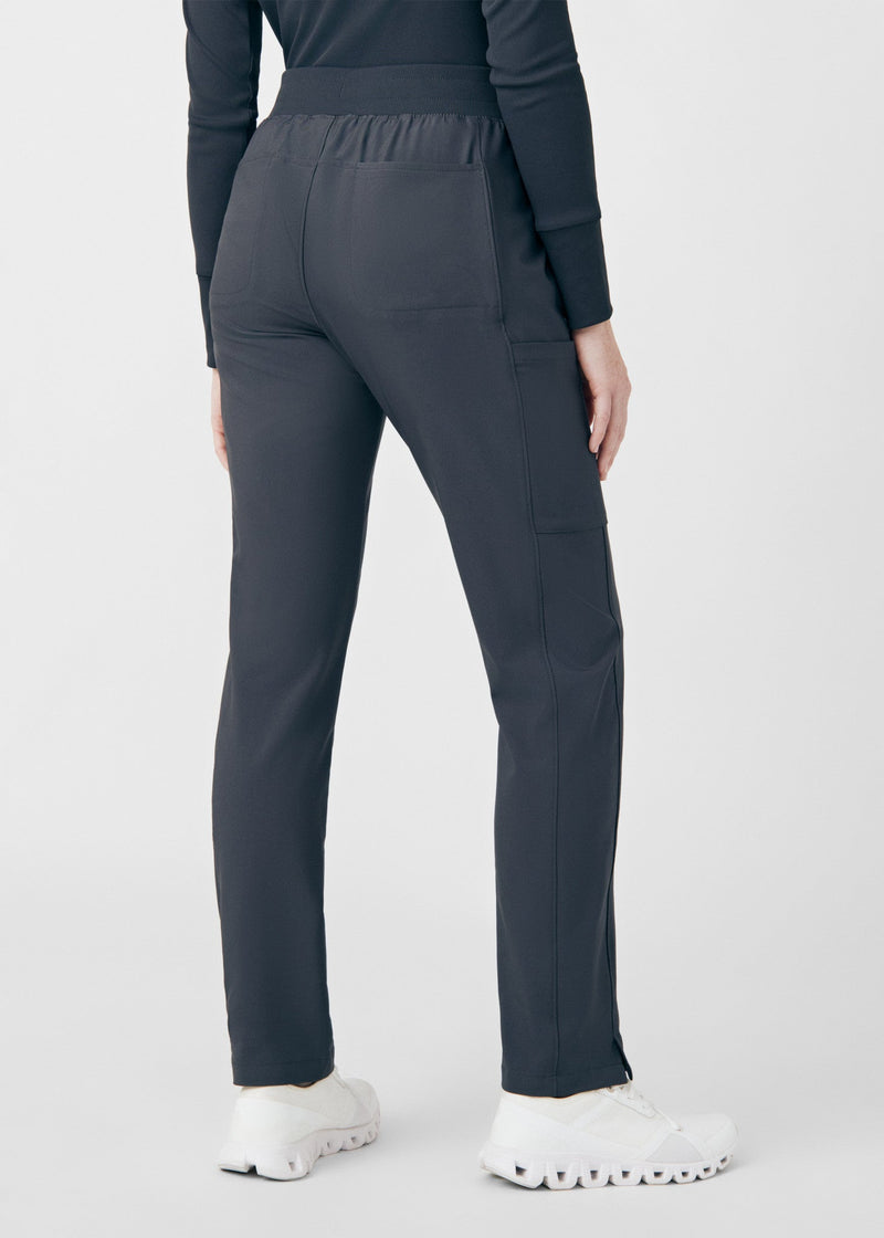 Pewter - Landau Forward Women's 7 Pocket Cargo Scrub Pant for Nursing