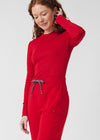 Red - Landau Forward Women's 7 Pocket Cargo Scrub Pant for Nursing