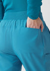 Teal - Landau Forward Women's 7 Pocket Cargo Scrub Pant for Nursing