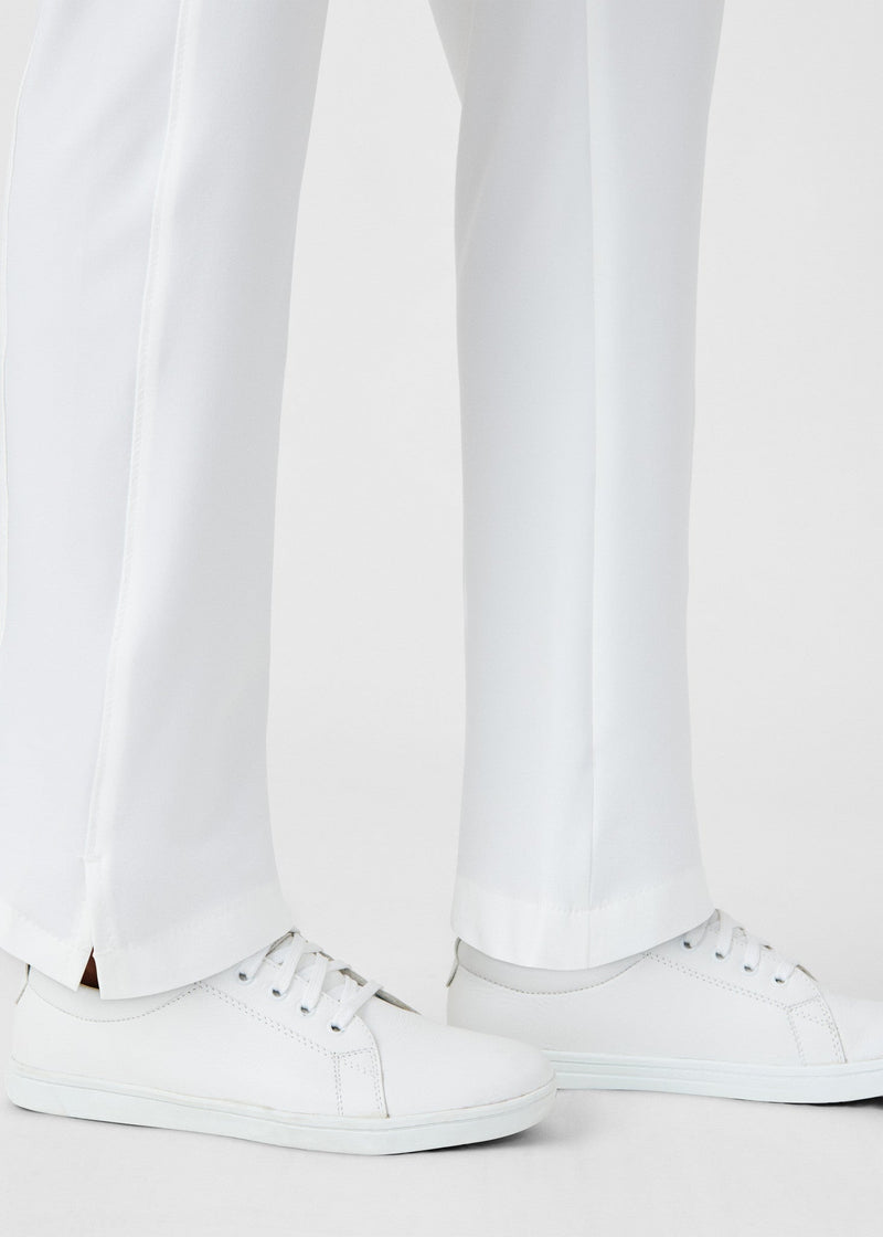 White - Landau Forward Women's 7 Pocket Cargo Scrub Pant for Nursing