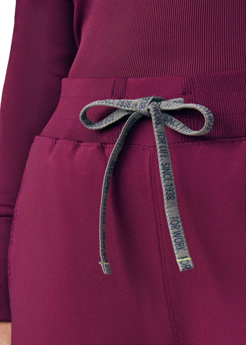 Wine - Landau Forward Women's 7 Pocket Cargo Scrub Pant for Nursing