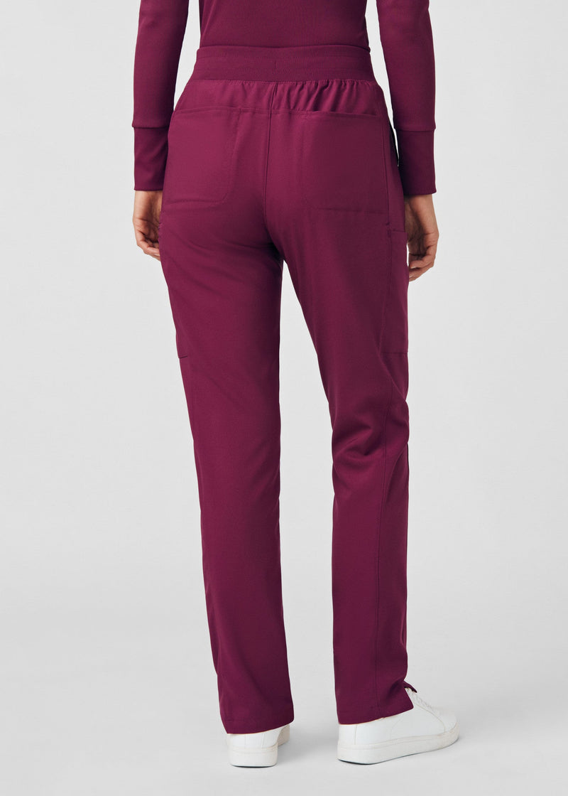 Wine - Landau Forward Women's 7 Pocket Cargo Scrub Pant for Nursing