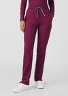 Wine - Landau Forward Women's 7 Pocket Cargo Scrub Pant for Nursing