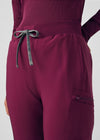 Wine - Landau Forward Women's 7 Pocket Cargo Scrub Pant for Nursing