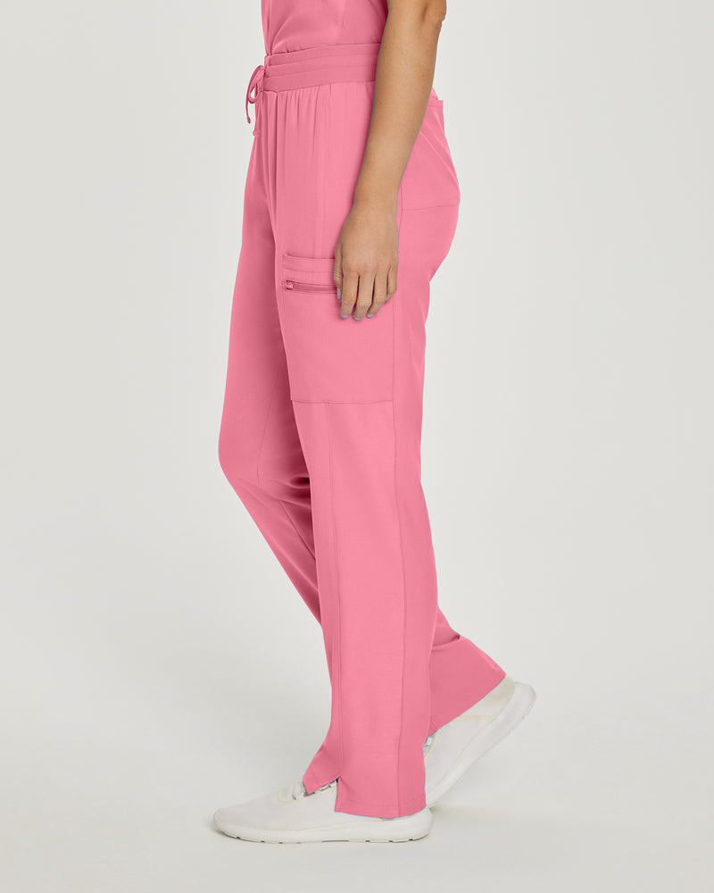 Rose Quartz - Landau Forward Women's 7 Pocket Cargo Scrub Pant for Nursing