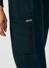 Black - Landau Forward Women's 7 Pocket Cargo Jogger Scrub Pant for Nursing
