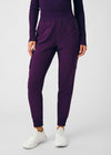 Eggplant - Landau Forward Women's 7 Pocket Cargo Jogger Scrub Pant for Nursing