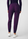 Eggplant - Landau Forward Women's 7 Pocket Cargo Jogger Scrub Pant for Nursing