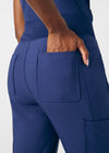 Navy - Landau Forward Women's 7 Pocket Cargo Jogger Scrub Pant for Nursing