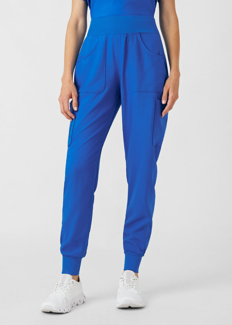 Royal - Landau Forward Women's 7 Pocket Cargo Jogger Scrub Pant for Nursing