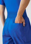 Royal - Landau Forward Women's 7 Pocket Cargo Jogger Scrub Pant for Nursing
