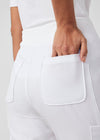 White - Landau Forward Women's 7 Pocket Cargo Jogger Scrub Pant for Nursing