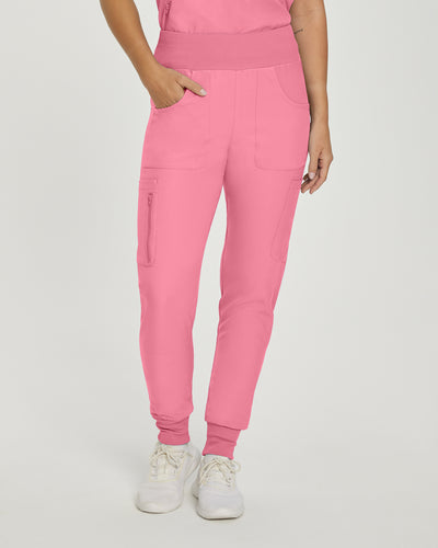 Landau Forward Women's 7 Pocket Cargo Jogger Scrub Pant for Nursing