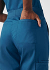 Caribbean - Landau ProFlex Women's 5 Pocket Cargo Scrub Pant for Nursing