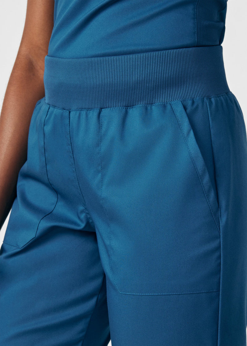 Caribbean - Landau ProFlex Women's 5 Pocket Cargo Scrub Pant for Nursing