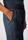 Graphite - Landau ProFlex Women's 5 Pocket Cargo Scrub Pant for Nursing