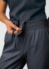 Graphite - Landau ProFlex Women's 5 Pocket Cargo Scrub Pant for Nursing