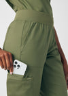 Olive Moss - Landau ProFlex Women's 5 Pocket Cargo Scrub Pant for Nursing
