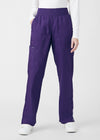 Grape - Landau ProFlex Women's 5 Pocket Cargo Scrub Pant for Nursing
