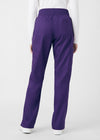 Grape - Landau ProFlex Women's 5 Pocket Cargo Scrub Pant for Nursing