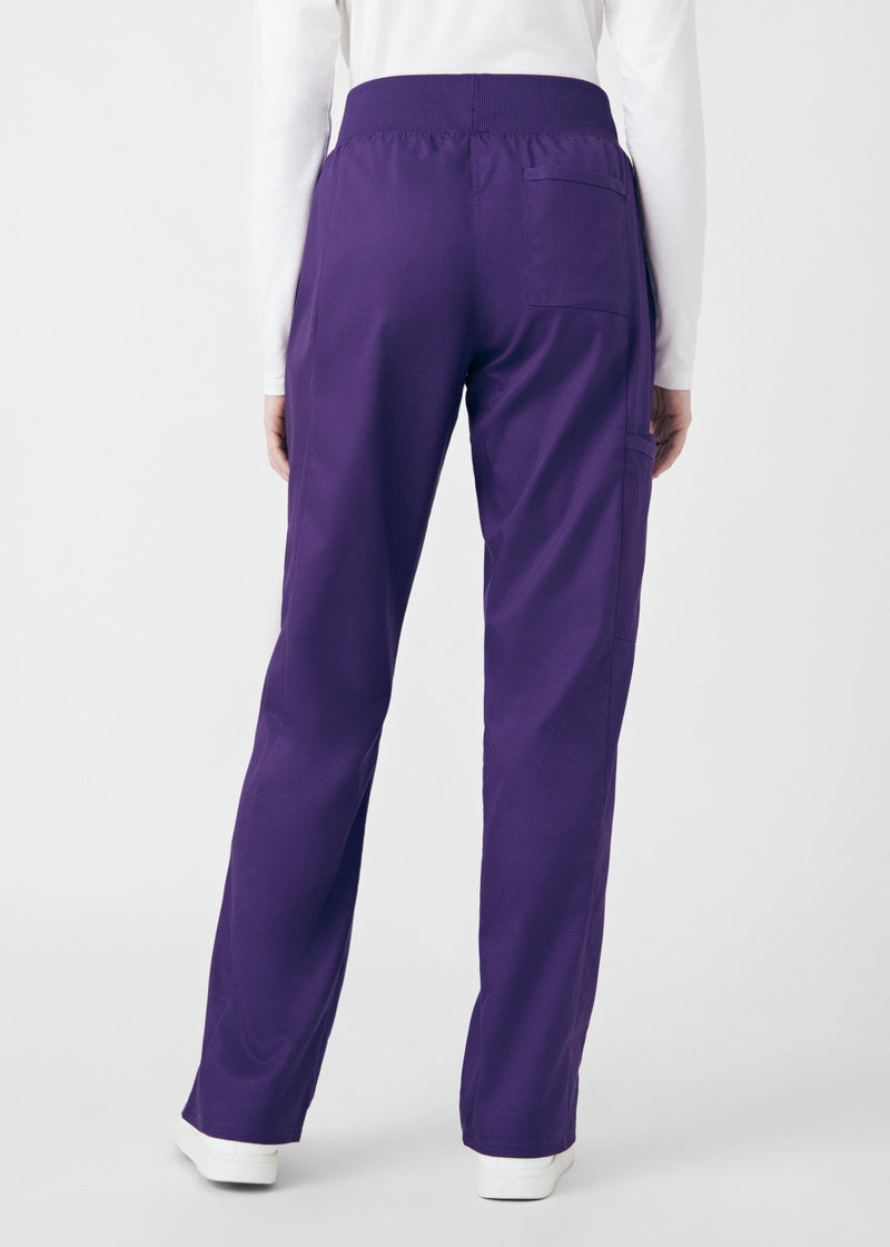 Grape - Landau ProFlex Women's 5 Pocket Cargo Scrub Pant for Nursing