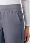 Steel - Landau ProFlex Women's 5 Pocket Cargo Scrub Pant for Nursing