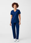 True Navy - Landau ProFlex Women's 5 Pocket Cargo Scrub Pant for Nursing