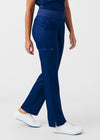 True Navy - Landau ProFlex Women's 5 Pocket Cargo Scrub Pant for Nursing