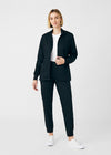 Black - Landau ProFlex Women's 6 Pocket Cargo Jogger Scrub Pant for Nursing